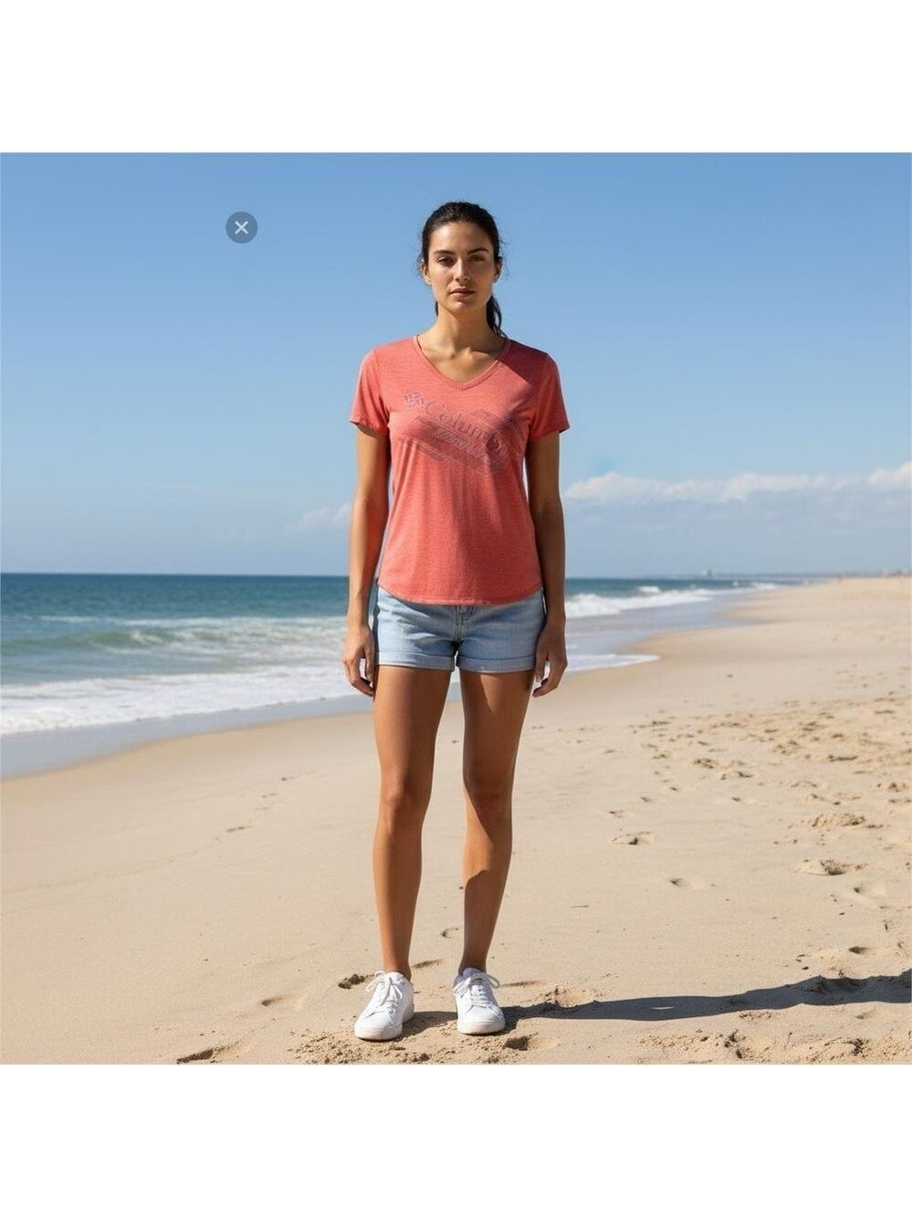 Columbia Montrail Orange T Shirt Size Medium
